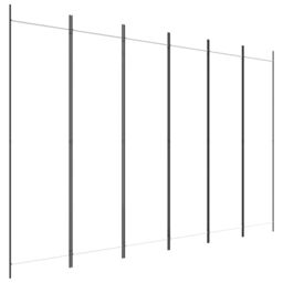 Berkfield Home 6-Panel Room Divider White 300x200 cm Fabric - thumbnail 2