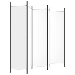 Berkfield Home 6-Panel Room Divider White 300x200 cm Fabric - thumbnail 5