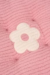 Living and Home Flower-Shaped Plush Chair Cushion in Pink - thumbnail 8