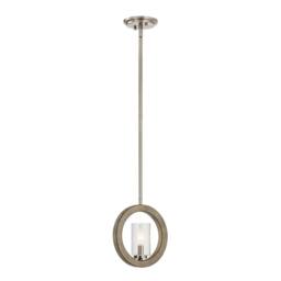 Netlighting Kichler Grand Bank Wall Light MiniPendant SemiFlush Antique Grey - thumbnail 1