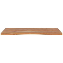 Berkfield Home Desk Top 100x50x2.5 cm Rectangular Solid Wood Acacia in Brown - thumbnail 4
