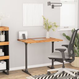 Berkfield Home Desk Top 100x50x2.5 cm Rectangular Solid Wood Acacia in Brown