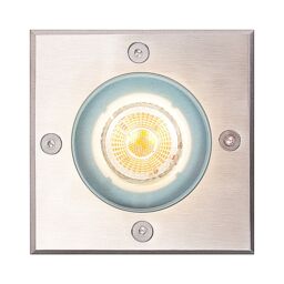 Nordlux Modern Outdoor Recessed Light Silver Aluminium GU10 Driveway Safe - Mains Powered, IP67 - thumbnail 4