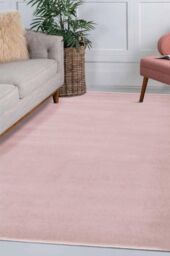 THE RUGS Maestro Collection Solid Design Rug in Pink - Size: 160 cm x 230 cm - thumbnail 4