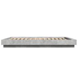 Berkfield Home Bed Frame without Mattress Concrete Grey 120x200 cm - Size: Small Double - thumbnail 5