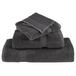 Berkfield Home 8 Piece Premium Towel Set SOLUND Anthracite 600 gsm in Charcoal - thumbnail 4