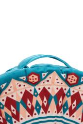Living and Home Ethnic Geometric Round Tatami Seat Cushion in Blue - thumbnail 8
