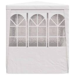 Berkfield Home Professional Party Tent with Side Walls 2x2 m White 90 g/m ² - thumbnail 5