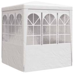 Berkfield Home Professional Party Tent with Side Walls 2x2 m White 90 g/m ² - thumbnail 6
