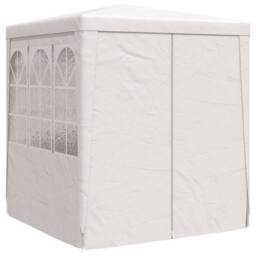 Berkfield Home Professional Party Tent with Side Walls 2x2 m White 90 g/m ² - thumbnail 1