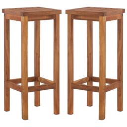 Berkfield Home 7 Piece Garden Bar Set Solid Wood Acacia in Brown - thumbnail 6