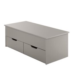 Home Source Wooden Coffee Table With Lift Up Top & 2 Large Storage Drawers in Grey - thumbnail 6