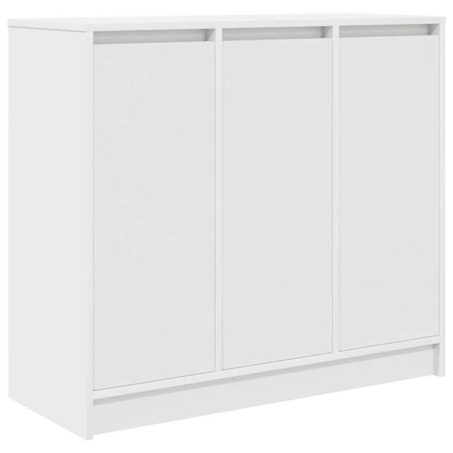 Berkfield Home Sideboard White 85x34x76 cm Engineered Wood - Size: 85 x 34 x 76 cm - image 1