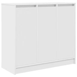 Berkfield Home Sideboard White 85x34x76 cm Engineered Wood - Size: 85 x 34 x 76 cm - thumbnail 1