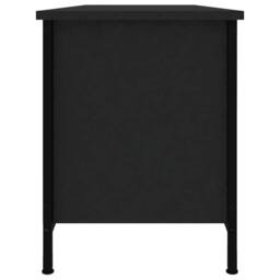 Berkfield Home TV Cabinet Black 102x35x45 cm Engineered Wood - Size: 102 x 35 x 45 cm - thumbnail 6