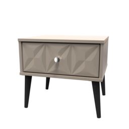 Ready Assembled 2 U Toledo 1 Drawer Side Table (Ready Assembled) in Light Brown - thumbnail 3