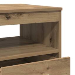 Berkfield Home Drawer Cabinet Artisan Oak 40x50x76 cm Engineered Wood in Brown - Size: 40 x 50 x 76 cm - thumbnail 8