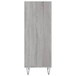 Berkfield Home Sideboard Grey Sonoma 34.5x32.5x90 cm Engineered Wood - thumbnail 5