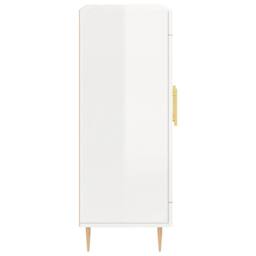 Berkfield Home Sideboard High Gloss White 69.5x34x90 cm Engineered Wood - thumbnail 7