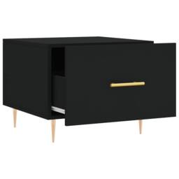 Berkfield Home Coffee Tables 2 pcs Black 50x50x40 cm Engineered Wood - Size: 50 x 50 x 40 cm - thumbnail 7