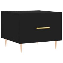 Berkfield Home Coffee Tables 2 pcs Black 50x50x40 cm Engineered Wood - Size: 50 x 50 x 40 cm - thumbnail 5
