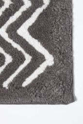 Homescapes Super Absorbent Soft Tidal Cotton Bathmat in Grey - thumbnail 2
