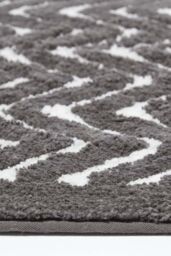 Homescapes Super Absorbent Soft Tidal Cotton Bathmat in Grey - thumbnail 3