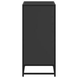 Berkfield Home Book Cabinet Black 60x35x76 cm Engineered Wood - Size: 60 x 35 x 76 cm - thumbnail 5