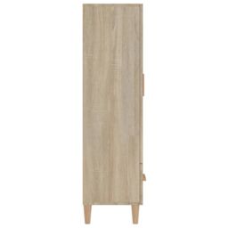Berkfield Home Highboard Sonoma Oak 70x31x115 cm Engineered Wood in Brown - Size: 70 x 31 x 115 cm - thumbnail 5