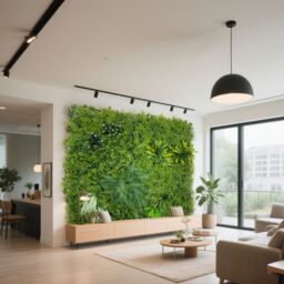 INMTFEI Luxury Artificial Hedge Panel Ultra-Realistic Green Wall 100 x 100 cm - thumbnail 6