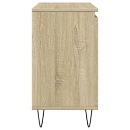 Berkfield Home Bathroom Cabinet Sonoma Oak 58x33x60 cm Engineered Wood in Brown - Size: 58 x 33 x 60 cm - thumbnail 5