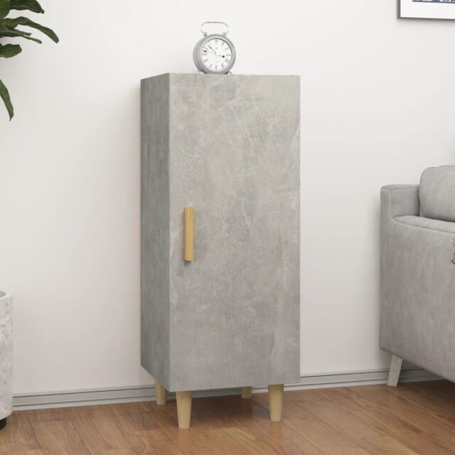 Berkfield Home Sideboard Concrete Grey 34.5x34x90 cm Engineered Wood - image 1