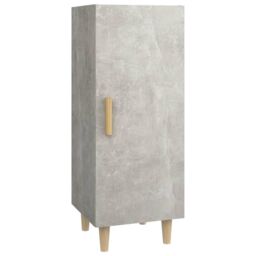 Berkfield Home Sideboard Concrete Grey 34.5x34x90 cm Engineered Wood - thumbnail 2