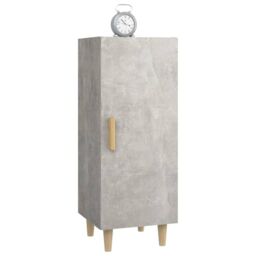 Berkfield Home Sideboard Concrete Grey 34.5x34x90 cm Engineered Wood - thumbnail 4