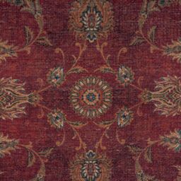 Kukoon Red Oriental Washable & Non Slip Distressed Living Room Area Rug - Size: 80 cm x 300 cm - thumbnail 6