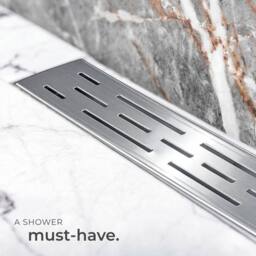 tectake Channel Drain in Grey - Size: 100 cm - thumbnail 7