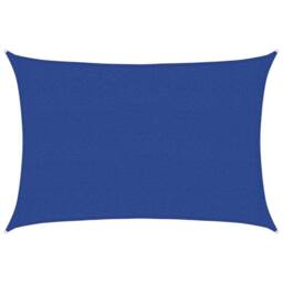 Berkfield Home Sunshade Sail 160 g/m ² Blue 2.5x4 m HDPE - thumbnail 1
