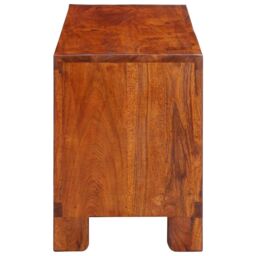 Berkfield Home TV Cabinet Multicolour 110x30x40 Solid Wood Acacia - thumbnail 6