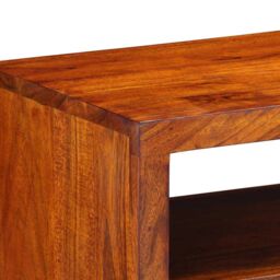 Berkfield Home TV Cabinet Multicolour 110x30x40 Solid Wood Acacia - thumbnail 8