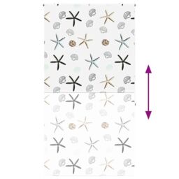 Berkfield Home Shower Roller Blind 120x240 cm Fabric Width 116 cm in Black - thumbnail 5