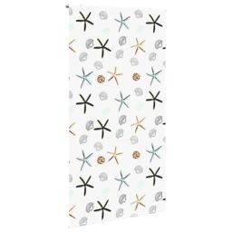 Berkfield Home Shower Roller Blind 120x240 cm Fabric Width 116 cm in Black - thumbnail 3