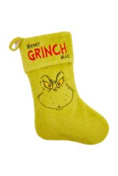 The Grinch Christmas Stocking in Lime