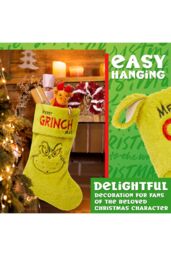 The Grinch Christmas Stocking in Lime - thumbnail 2