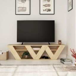 Ralla' Modern TV Unit Multimedia Centre with Shelves 158cm