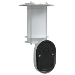 Berkfield Home Outdoor Wall Lights with Sensors 2pcs Silver Stainless Steel - thumbnail 6