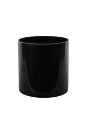KDMD Cylinder Vase - Black Gloss - H20x20cm - Size: 20x20 cm - thumbnail 1