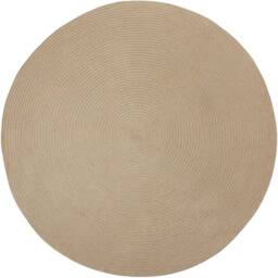 tectake Rug Vibe Ø 160 Cm - Brown in Tan - Size: 160 cm diameter - thumbnail 1