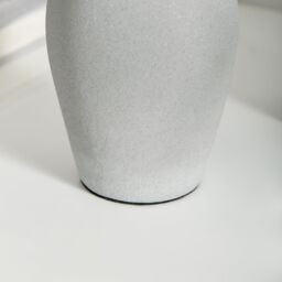 FurnitureboxUK Kayla Industrial Grey Concrete & Smoked Glass Table Lamp - thumbnail 4