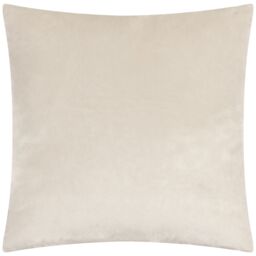 Paoletti Savoy Stripe Velvet Cushion in Ivory - Size: 50 cm x 50 cm - thumbnail 3