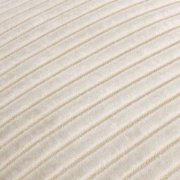 Paoletti Savoy Stripe Velvet Cushion in Ivory - Size: 50 cm x 50 cm - thumbnail 5